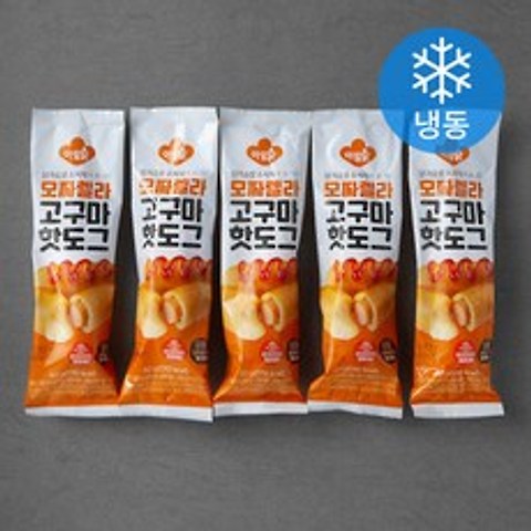 아임닭 닭가슴살 소시지 모짜렐라 고구마 핫도그 (냉동), 80g, 5팩