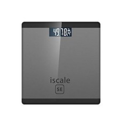 iscale SE 미니 디지털 체중계, 메탈그레이