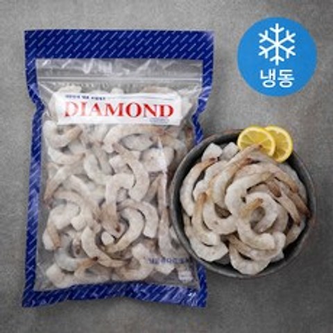 다이아몬드 생칵테일새우 PDTO 31/40 70미 (냉동), 900g, 1개