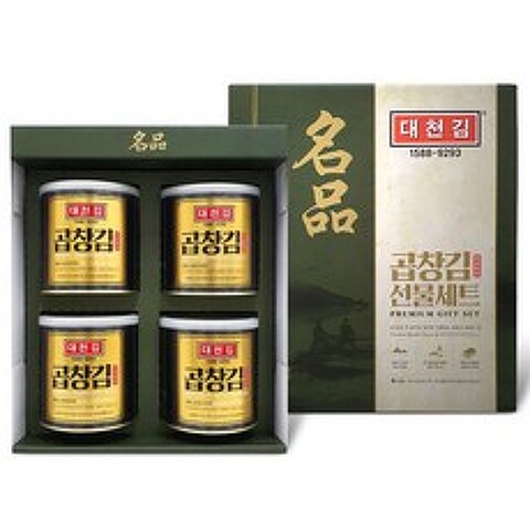 대천김 명품 캔김 선물세트 S704, 1세트