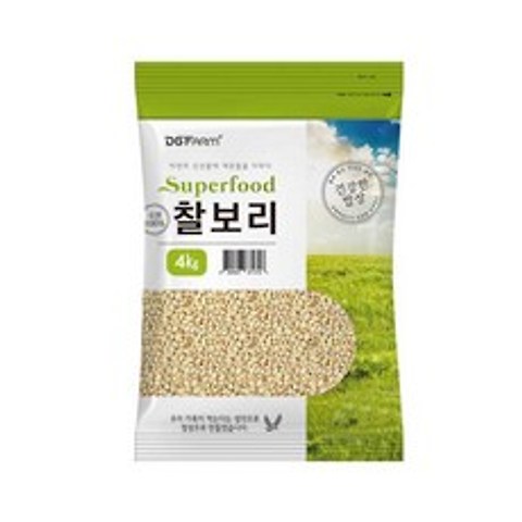 대구농산 2020년 햇곡 건강한밥상 국산 찰보리쌀, 4kg, 1개