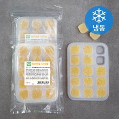 웰팜넷 무농약원료 다진마늘 (냉동), 180g, 3개