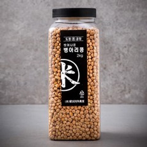도정공장 씻어나온 병아리콩, 2kg, 1통