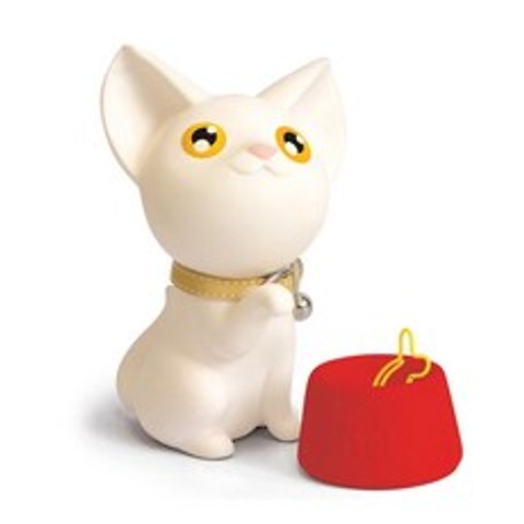 셈크 고양이 클립홀더, 흰색, 1개