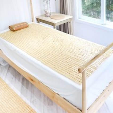 베이직플러스 대나무 마작 침대자리 15mm, 아이보리