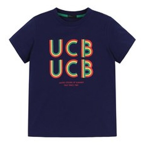베네통키즈 아동용 UCB 레인보우 티셔츠 QATSP5131