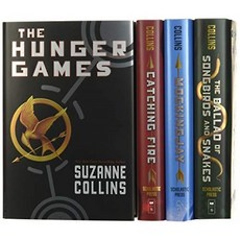 The Hunger Games 4-Book Hardback Box-Set (The Hunger Games Catching Fire Mockingjay The Ballad, 단일옵션