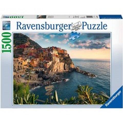 Ravensburger 16227 Cinque Terre 관점 - 성인을 위한 1500개의 조각 퍼즐 모든 조각은 독특하고 소프, 1