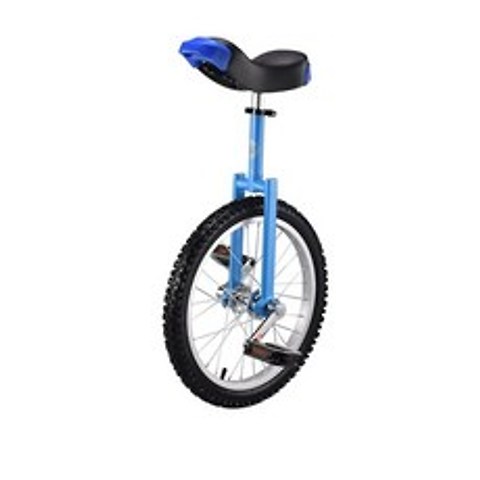 외발 자전거 16182024 인치 성인 스턴트 Monocycle 단일 휠 곡예 자전거 균형 자전거, 푸른, 20 인치