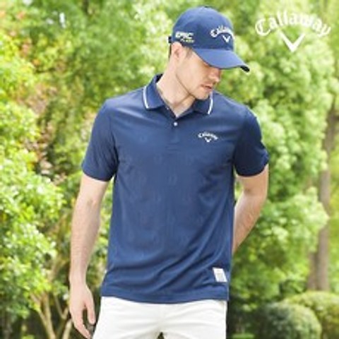 캘러웨이 캘러웨이 골프 의류 남성 여름 반팔 T 셔츠 골프 옷깃 폴로 셔츠 캐주얼 의류