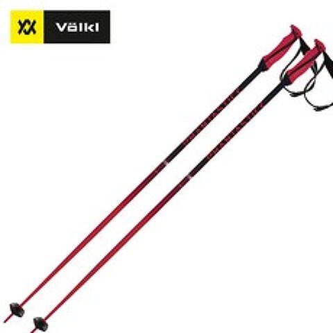 스키폴 2021신제품 Volkl/워커 스키 스패너 지팡이 알루미늄합금 Phantastick18mm Red, T03-100cm(추천 키 1.35-1.45m)