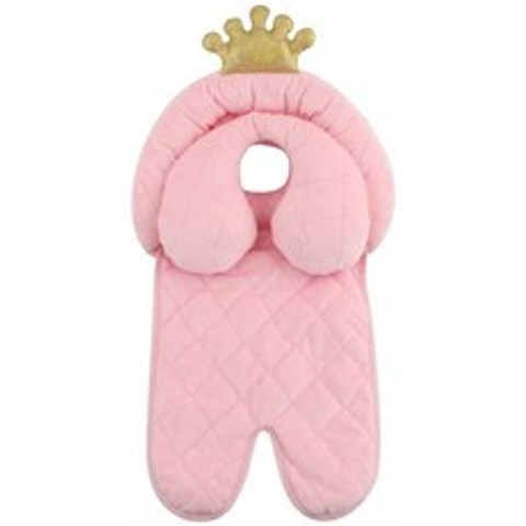 Firlar Baby 유모차 쿠션 Baby Head and Body Support Cushion Pad(카시트 유모차 및 유아용 의자용 분리형 헤드 베개 포함), 단일옵션