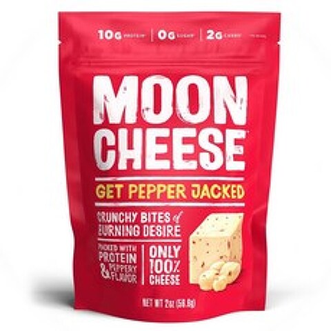 Moon Cheese 페퍼 잭, 56.6g, 1개