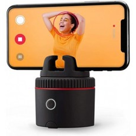Pivo Pod Red - 자동 추적 스마트폰 대화형 콘텐츠 생성 포드 – 360° 핸즈프리 사진 또는 비디오 – iPhone 또는 Android용 쉬, 단일옵션