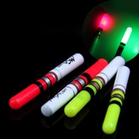 10 unids lote luz eléctrica palillo pesca accesorio de flotación Verde rojo palo de luz LED apare, 10pcs 빨간색 없음 cr322