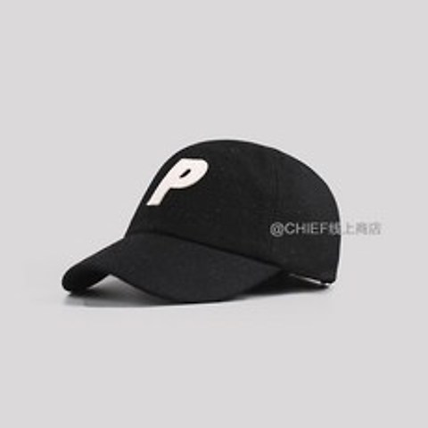 팔라스 P 로고 방수 모자 P 6-PANEL VENTILE CAP 원단 캡 모자, 스타일 4 블랙