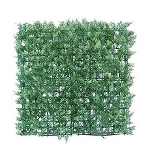Ecoopts artificial formal panel garden privacy ivy fence fake green grid panel wall de (8 Cypress), 8, Cypress