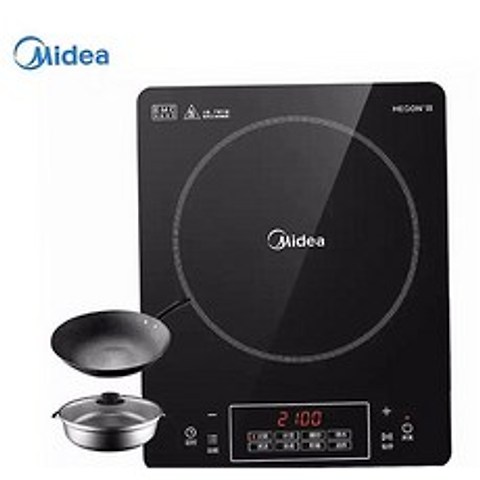 3구인덕션 Induction Cooker Electric stove burner Midea/Midea WK2102, 기본, T04-블랙 Black+2gifts+10stalls