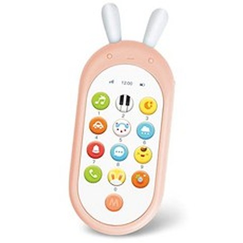Toy Phone for Babies Learn Smart Phone with Lights Music and Adjustable Volume Educa (Phone-Pink), Phone-Pink