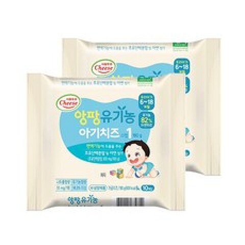 서울우유치즈 유기농앙팡아기치즈 1단계, 80매