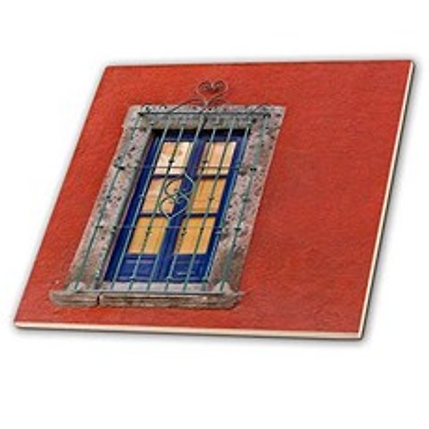 San Miguel de Allende Mexico. Colorful buildings and windows. - Tile (CT_330885_6) (6-Inch-Glass), 6-Inch-Glass