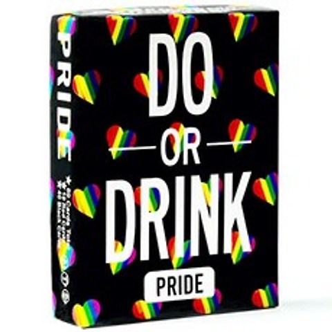 Do or Drink - Card Game - Pride Expansion Pack - Party Game - Dares for College Camping and 21st Birthday Parties, 본상품