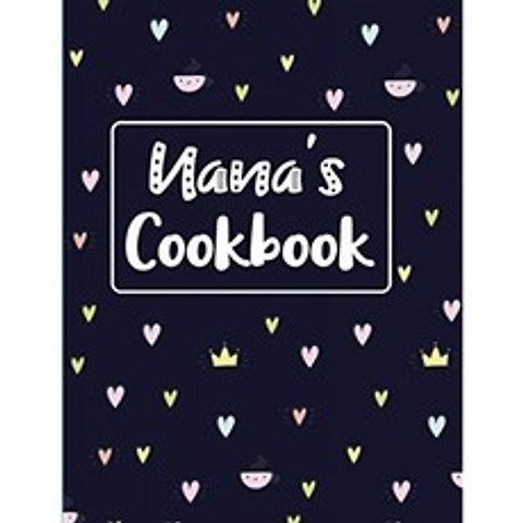 Nana의 요리 책 : Navy Blank Lined Journal, 단일옵션