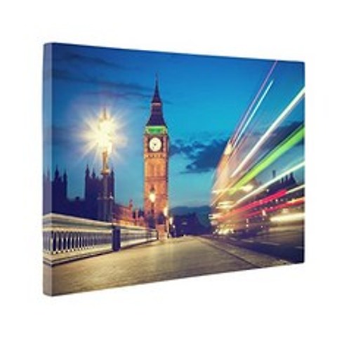 (TM - 14 London Cityscape Picture On Canvas - Giclee Wall Art (24