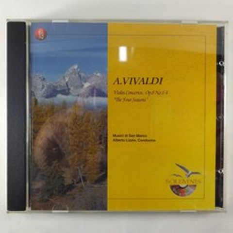 (중고CD)(미사용) 비발디 바이올린 협주곡 사계. VIVALDI VIOLIN CONCERTO THE FOUR SEASONS. MUSICI DI SAN MARCO