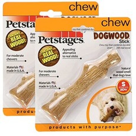 Dogwood Durable Real Wood Dog Chew Toy for Dogs, 본상품, 상세참조