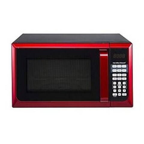 [아마존베스트]Hamilton Beach 0.9 cu.ft. Microwave Oven Red, One Color_One Size, 상세 설명 참조0, 상세 설명 참조0