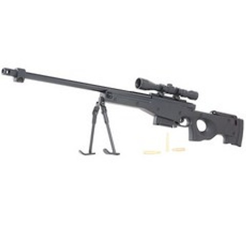에땁 장난감 스나이퍼 스케일 모델건 검정 풀메탈 시뮬레이션 저격총 Black AWP Model gun Metal simulation Sniper rifle