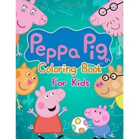 어린이를위한 Peppa Pig 색칠 공부 : 재미 있고 쉽고 편안한 색칠 공부 페이지, 단일옵션