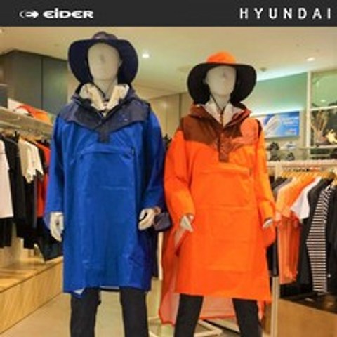 [현대백화점][아이더]이월상품(DUA20972) 남여공용 휴대용 아웃도어 판초우의 등산 산행 비옷