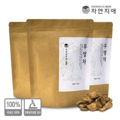 자연지애 커피로스팅으로 볶은 우엉차 300gx3, 300g, 3개