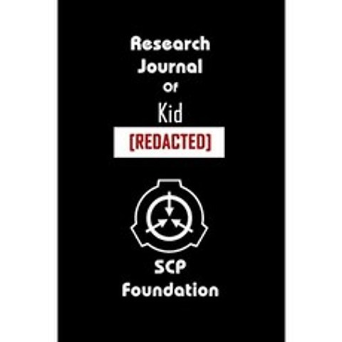 아동 연구 일지 [편집 됨] SCP 재단 : 아동 맞춤 이름-SCP 테마 일지 일기 일지-6x9-Secure Contain Pr, 단일옵션