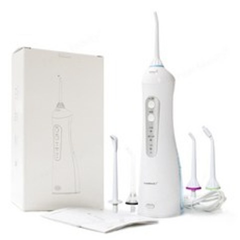 물 Flosser 치과 치아 청소 장치 구강 Irrigator 휴대용 치과 워터 제트 200ML 방수 USB 충전식 Flossing, white_1