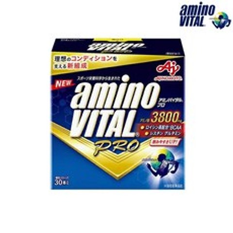 아미노바이탈 프로 3800mg 30포 aminoVITAL 아미노산 BCAA 등 비타민 함유 보충제, 1박스, 4.4g
