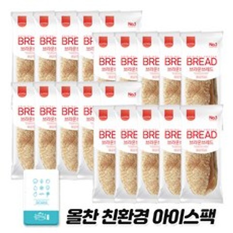 삼립 브라운브레드 60g x 20개 부시맨빵 아웃백빵