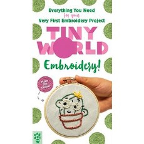 Tiny World: Embroidery! Paperback, Odd Dot