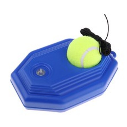 ZCD 초급 연습을위한 문자열 단일 훈련 자율 학습 보조 기능이있는 테니스 공, 플라스틱, 블루 + 그린