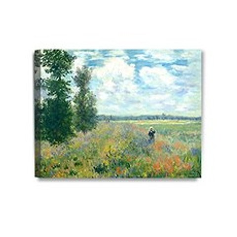 NMT 아르헨티나 근처의 Poppy 필드 Claude Monet 예술 재 [16x20- Poppy Fields Near Argenteuil] - P012807D97G9Z82, 기본, 기본