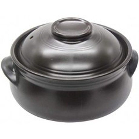 티쿠산 한국 프리미엄 세라믹 조리 핫팟 돌솥 비빔밥 돌그릇 뚜껑 37floz 한식 토기: 수프 그릇, 단일옵션