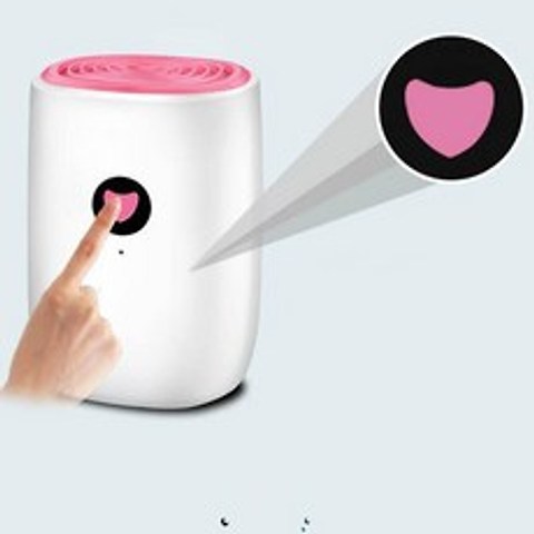 Cor rosa mini desumidificador para casa 800ml guarda-roupa desumidificadores secador de ar umidade a, Eu 플러그
