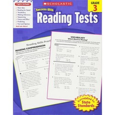 Scholastic Success With Reading Tests Grade 3, Scholastic Teaching Resources