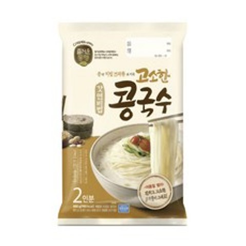 (냉장)CJ제일제당 고소한 콩국수2인 880g, 1개