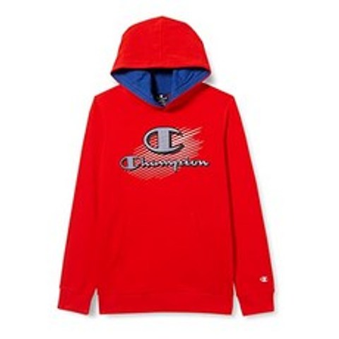 Champion Seasonal Graphic Shop Comics Hooded Sweatshirt Hoodie Red 11-12 Years for Girls, 단일옵션