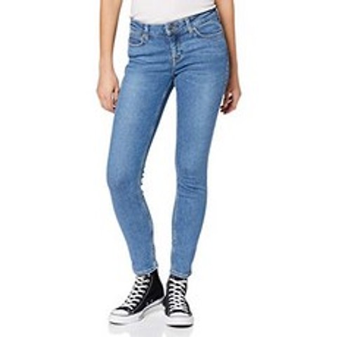 Lee Scarlett Body Optix Skinny Jeans Blue (Alabama Dawn Ay) W29 / L33 (메이커 사이즈 : 29/33) 여, 단일옵션