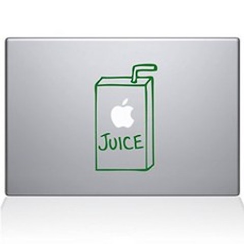 The Decal Guru 1044-MAC-13A-SY Apple Juice MacBook Decal 비닐 스티커-15 형 MacBook Pro (2016 이상), 단일옵션