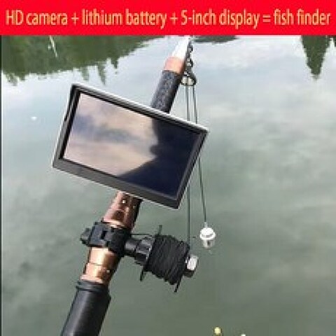 5 인치 어군 탐지기 HD 수중 카메라 스크린 가시 낚시 와이어 연결 8LED 조명 휴대용 낚시 용품|Surveillance Cameras|, 1개, 단일, set 5